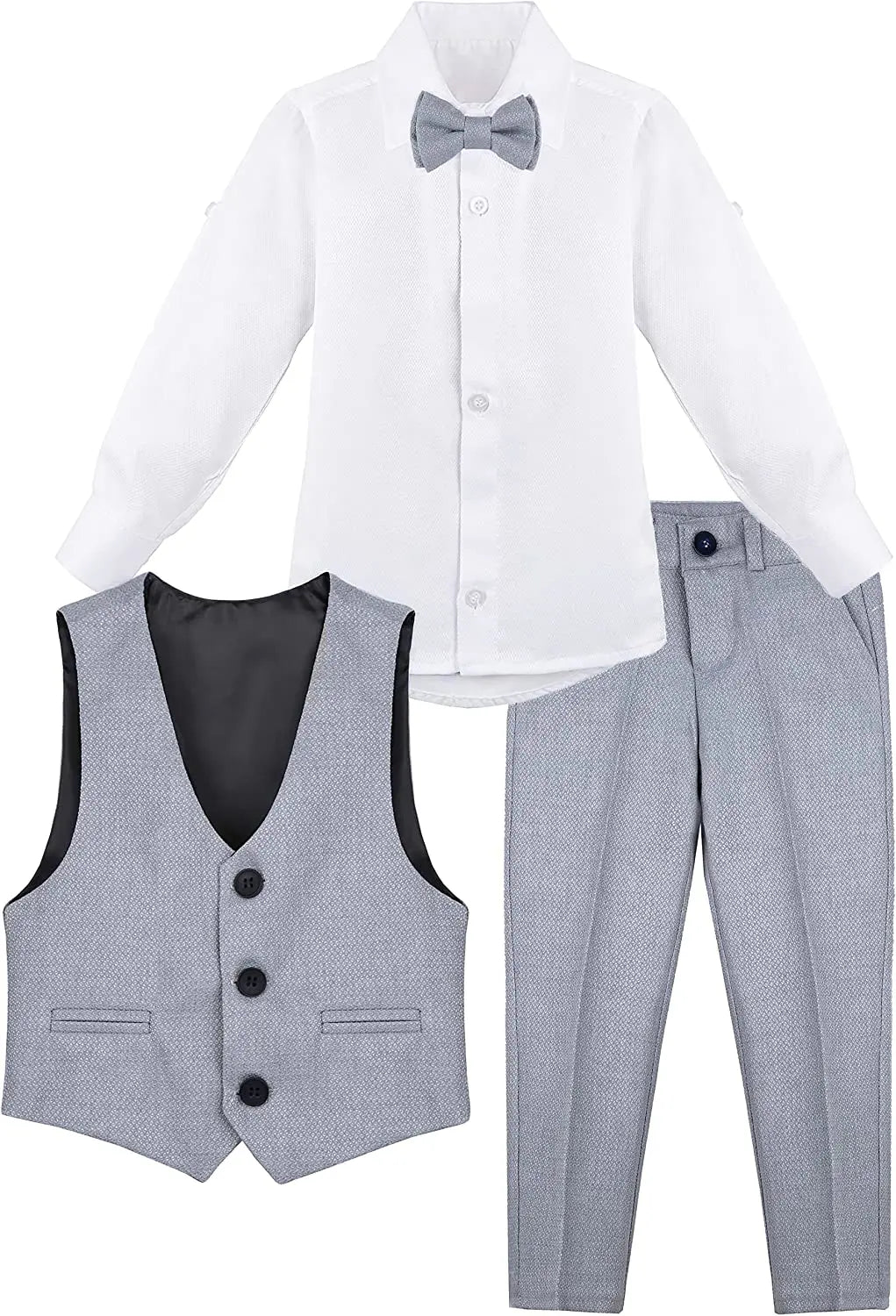 Amazon.com: 524 Polka-SLM-NVY HNK Cocktail Italian Design All in One Boys  Suits 6 Piece Formal Wedding Complete Set in Navy Blue Size X-Large:  Clothing, Shoes & Jewelry
